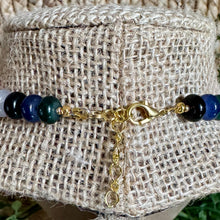 Load image into Gallery viewer, Multicolor Jewel Toned Candy Necklace with Gold Accents
