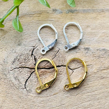 Load image into Gallery viewer, Witch Hat Beaded Earrings with Faux Buckle and Purple Hat Band