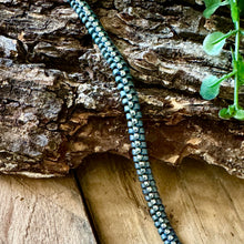 Load image into Gallery viewer, Mediterranean Blue Seed Bead Bracelet - Custom Fit with Magnetic Clasp
